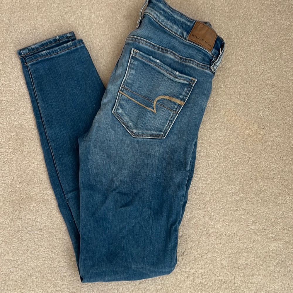 American Eagle Next Level Stretch Jeggings Denim Jeans